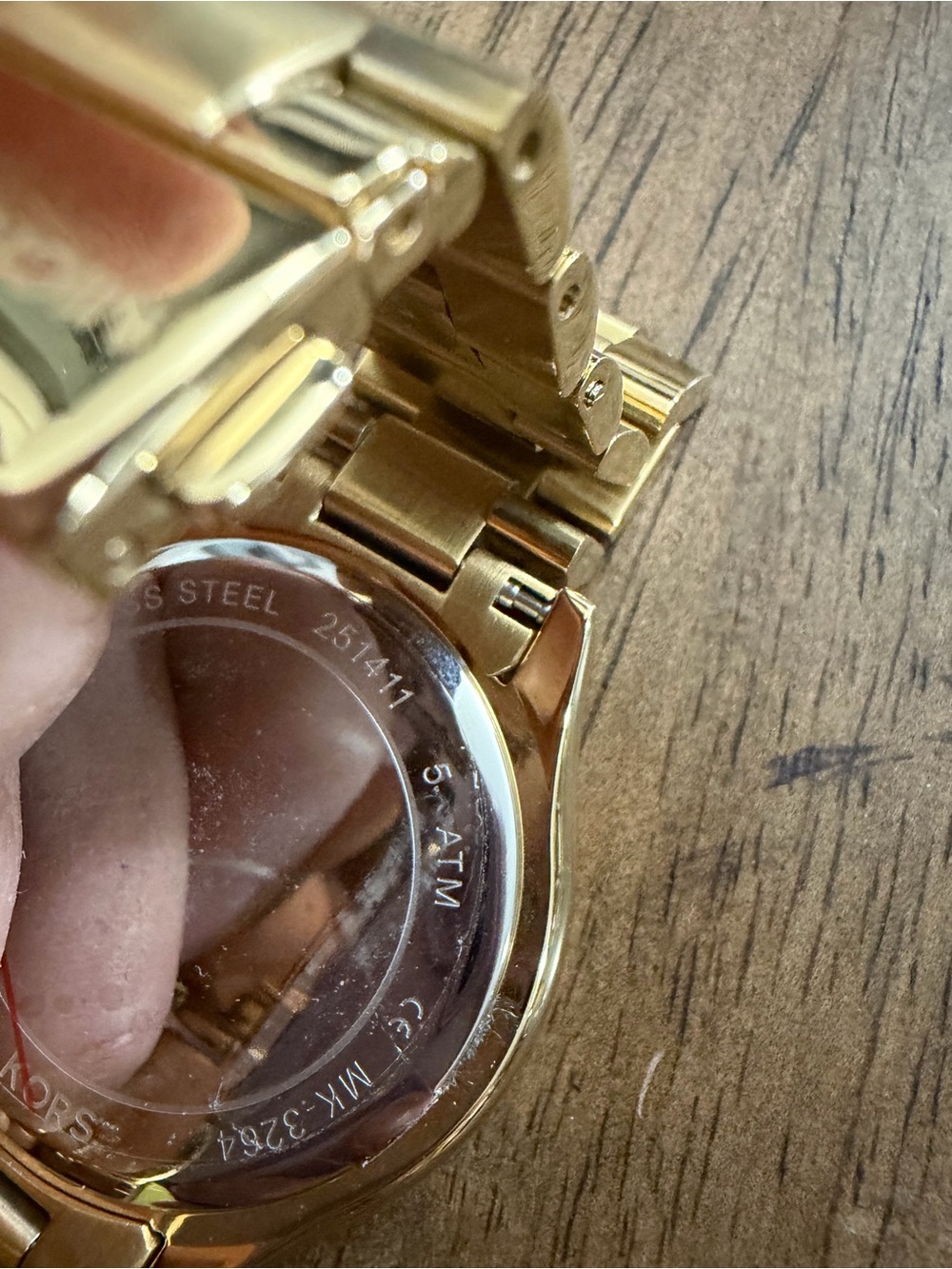 Michael Kors MK3264 Gold Watch with Pink Dial - Picture 8 of 12
